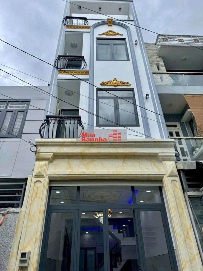 Nhà bán mới 100% gần chợ Bình thành,dt 4x15 4 lầu,p bình tan,5ty249