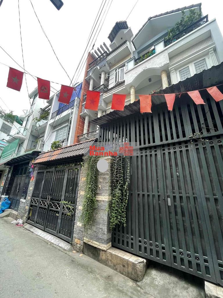 HOT🔥 NHÀ 4 TẦNG - HXH THÔNG - 74M2 NỞ HẬU - SHR, HOÀN CÔNG - 7.5 TỶ TL