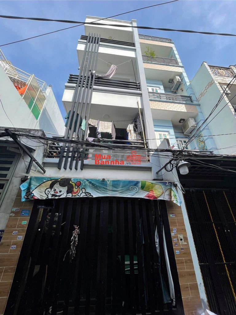 nhà 4 tầng quận 6-ngay cầu hậu giang-56m2 ( hoàn công đủ )-nhỉnh 5 tỷ