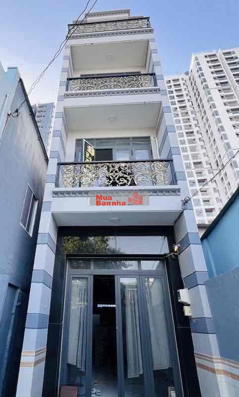 Nhà 4 tầng QUẬN 8 - Dt 69m2 (3,6x20m) - 5PN - ko Quy Hoạch -SHR H.Công