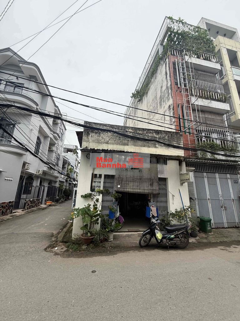 Bán Lô Góc Hẻm 8m Thông Ra Tuyến Tham Lương - XD Trệt Lửng 3 Lầu ST