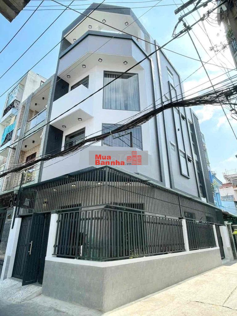 Nhà mới 5x13m 1 trệt 3 lầu st Góc 2 mặt HXH Trịnh Đình Trọng - 9.95 ty