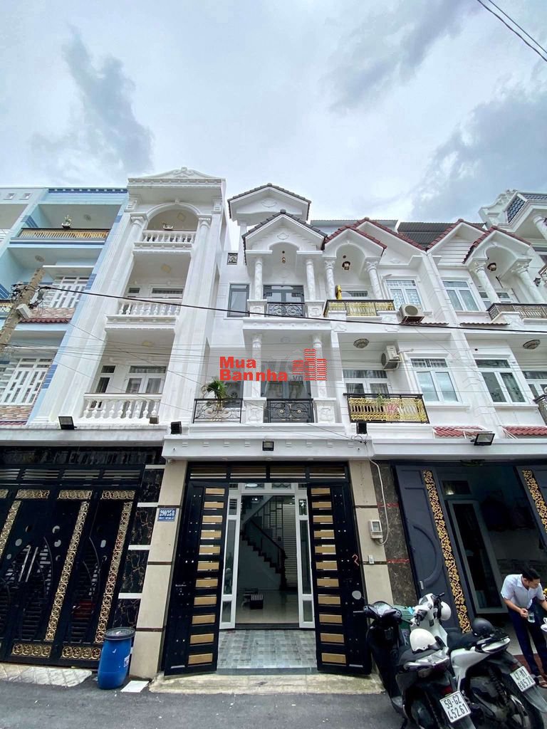 Nhà phố 4x14m đúc 4 tấm Đường 8m khu Đồng bộ Lê Văn Khương