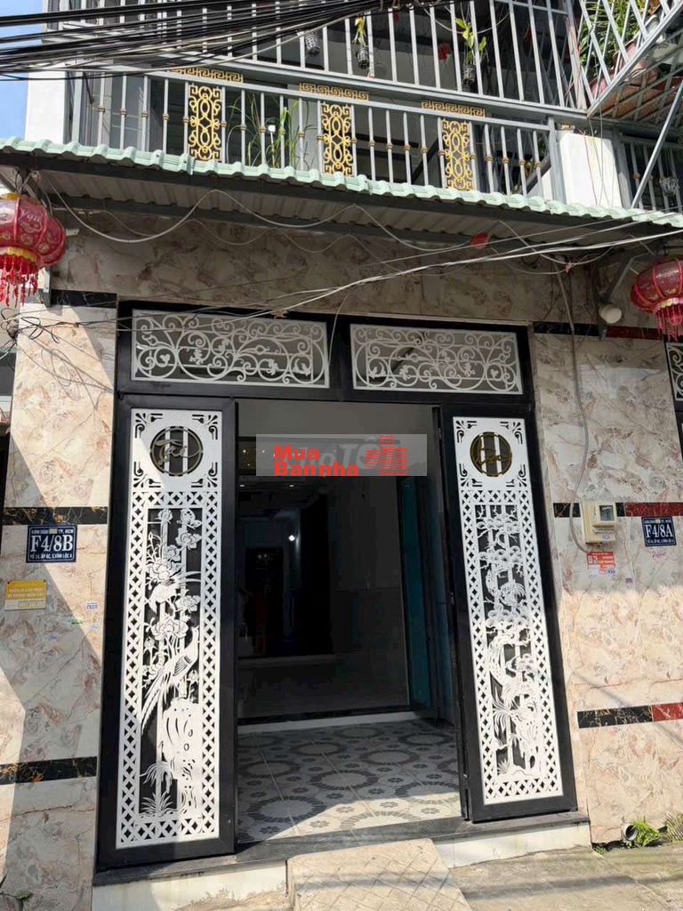 Bán nhà 1T+ lầu suốt 4pn ,2w phòng khách rộng DT: 4*18m