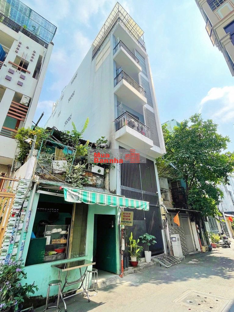 Tòa CHDV Hẻm Oto Hai Bà Trưng Quận 3 Hầm 6 tầng HĐT 130tr/ tháng