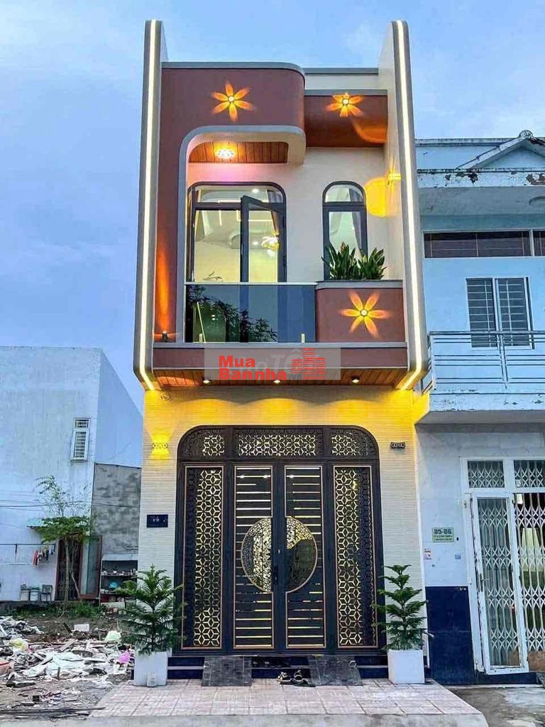 🏡 BÁN NHÀ MỚI 1 TRỆT 1 LẦU – 3 PHÒNG NGỦ 📍 Đường số 5, Khu TĐC Long Tu