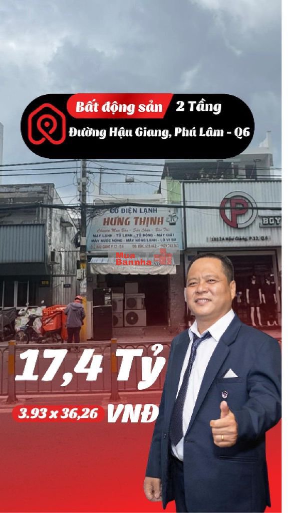 💎 Nhà MT Hậu Giang – Nở Hậu Đẹp – Ngay Chung Cư An Phú – Giá 17,4 Tỷ