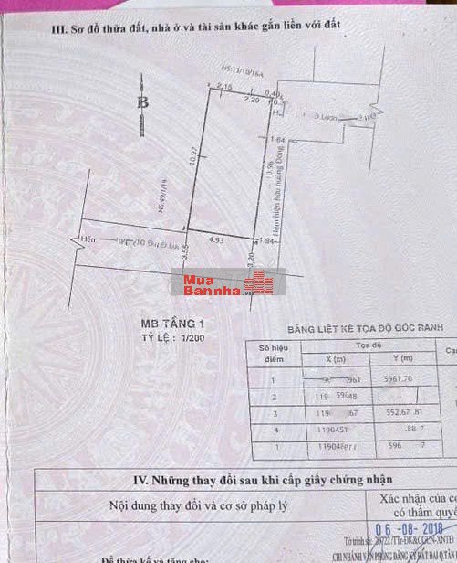 Bán nhà  đường Lũy Bán Bích Tân Phú,DT 5x11m giá hơn 4 tỷ.TP1.2