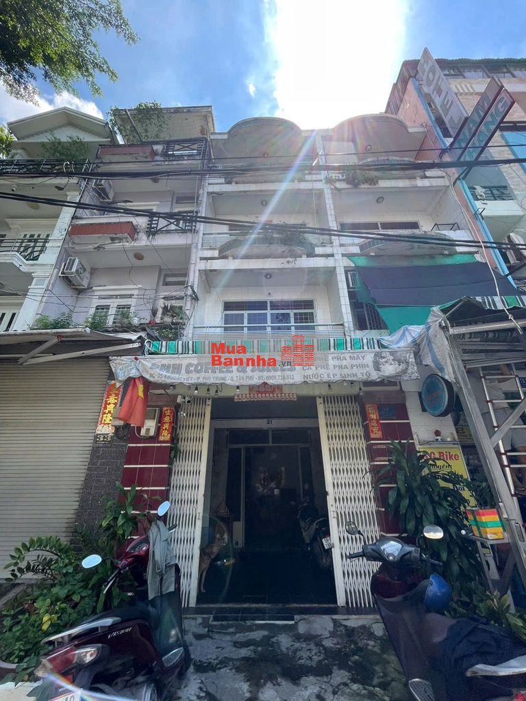 Bán gấp nhà mặt tiền đường 12m Khuông Việt. Tân Phú. 5 phòng