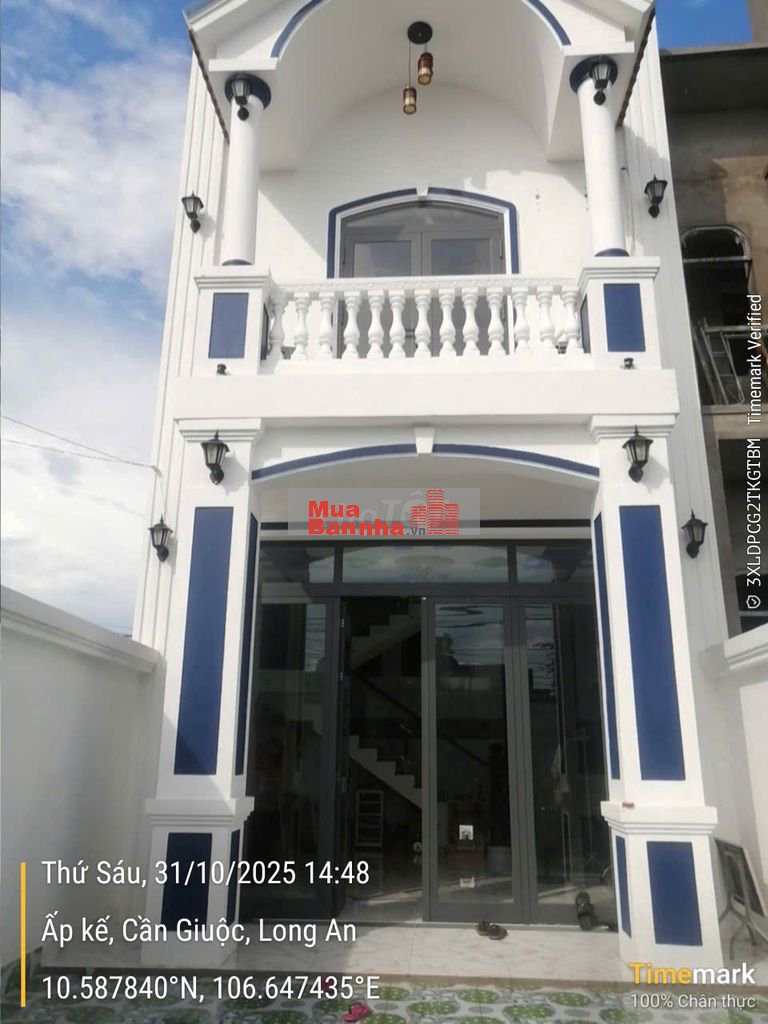 CHÍNH CHỦ BÁN NHÀ MẶT TIỀN NHỰA THỊ TRẤN CẦN GIUỘC