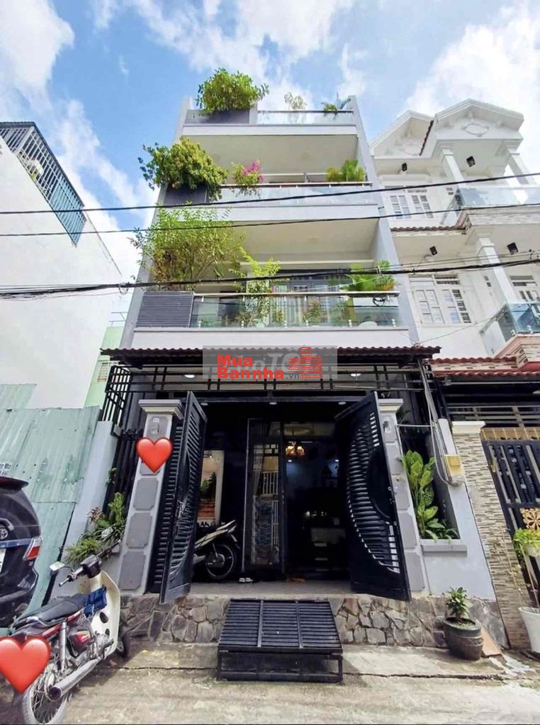 NHÀ PHỐ XÂY Ở TÂM HUYẾT - ĐƯỜNG THÔNG 6M 67 ĐÀO TÔNG NGUYÊN NHÀ BÈ