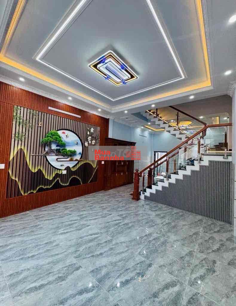 NHÀ MỚI XÂY 4 TẦNG_4PN_DIỆN TÍCH: 5X14_HOÀN CÔNG_HẺM XE HƠI_SÁT AEON