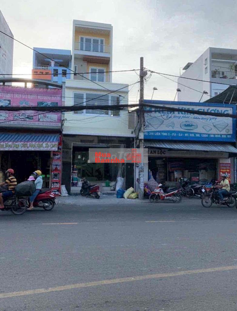 Bán nhà mặt tiền đường Liên Tỉnh 5 F5 Q8
