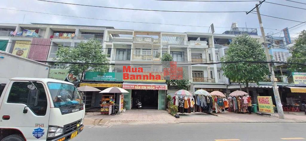 Nhà phố 5m x 23m. 3 tầng Có vỉa hè 9m Mặt tiền Nguyễn Thị Búp