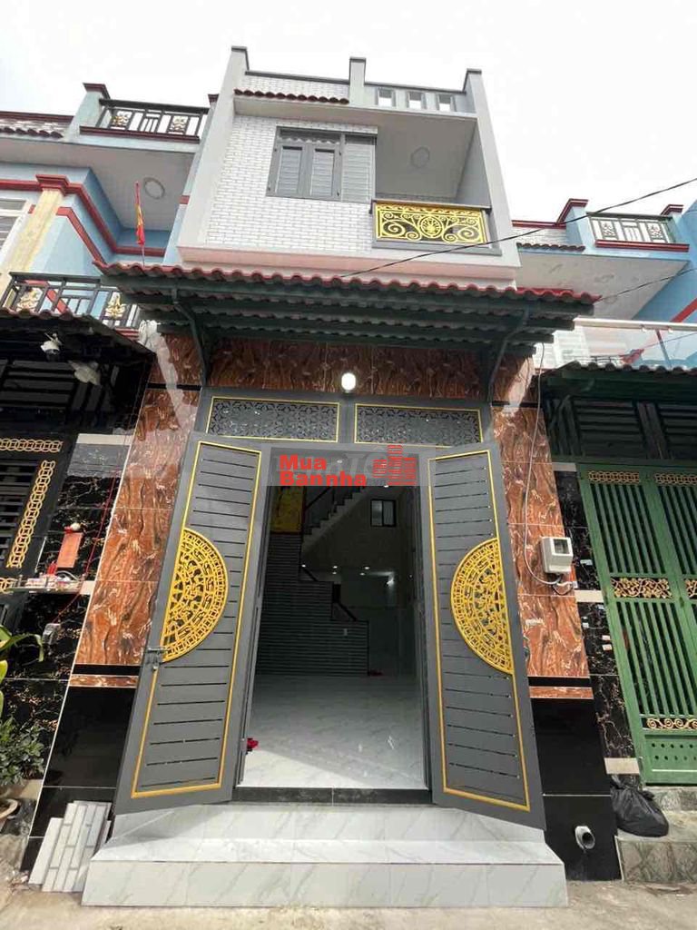 Nhà đẹp 4*12m 4PN 1 trệt 1 lửng 1 lầu hẻm 5m ô tô 3/Đường 1A Vĩnh LộcB