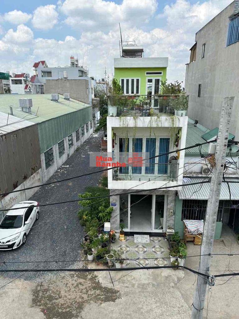 Nhà bán Tây lân 4x18m 3 lầu đúc 2 mặt tiền Hẻm 8m thông giá 5ty150