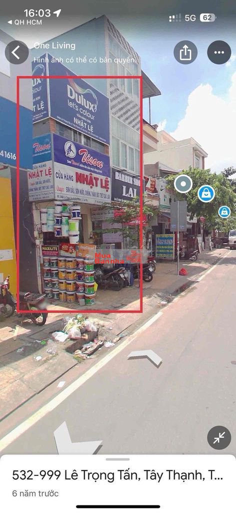 Bán Nhà 162m2, MT Lê Trọng Tấn, Tân Phú, Phù Hợp xây Văn Phòng