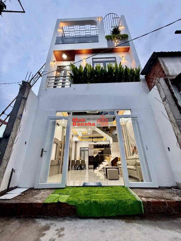 NHÀ PHỐ XÂY DỰNG MỚI TỪ MIẾNG ĐẤT TRỐNG - HẺM 3,5M 1716 HUỲNH TẤN PHÁT