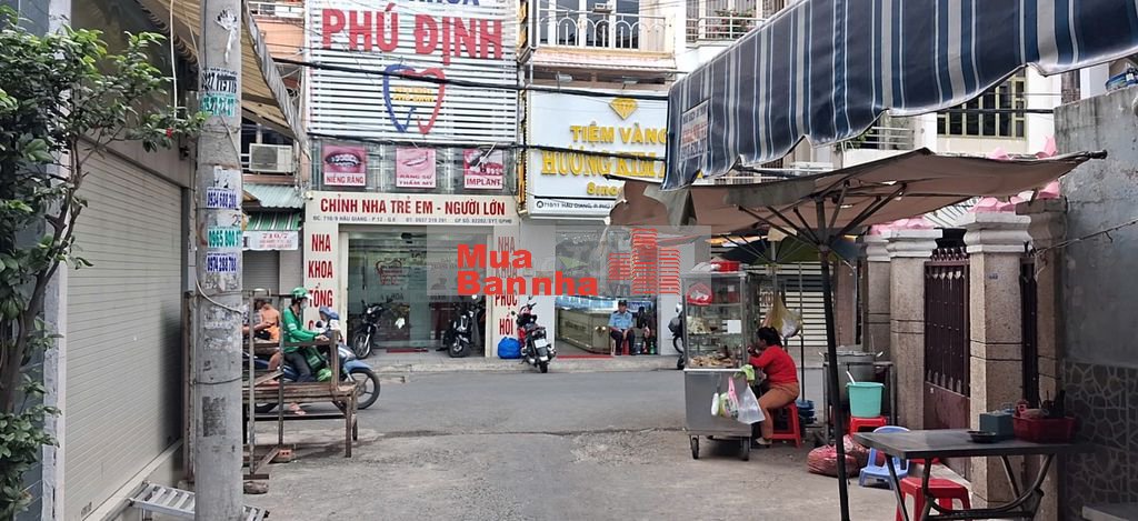 Hậu Giang Q6, Mặt Bằng KD Chợ Phú Định, 4 Tầng, 5 PN, 4 WC, Nhỉnh 8 Tỷ