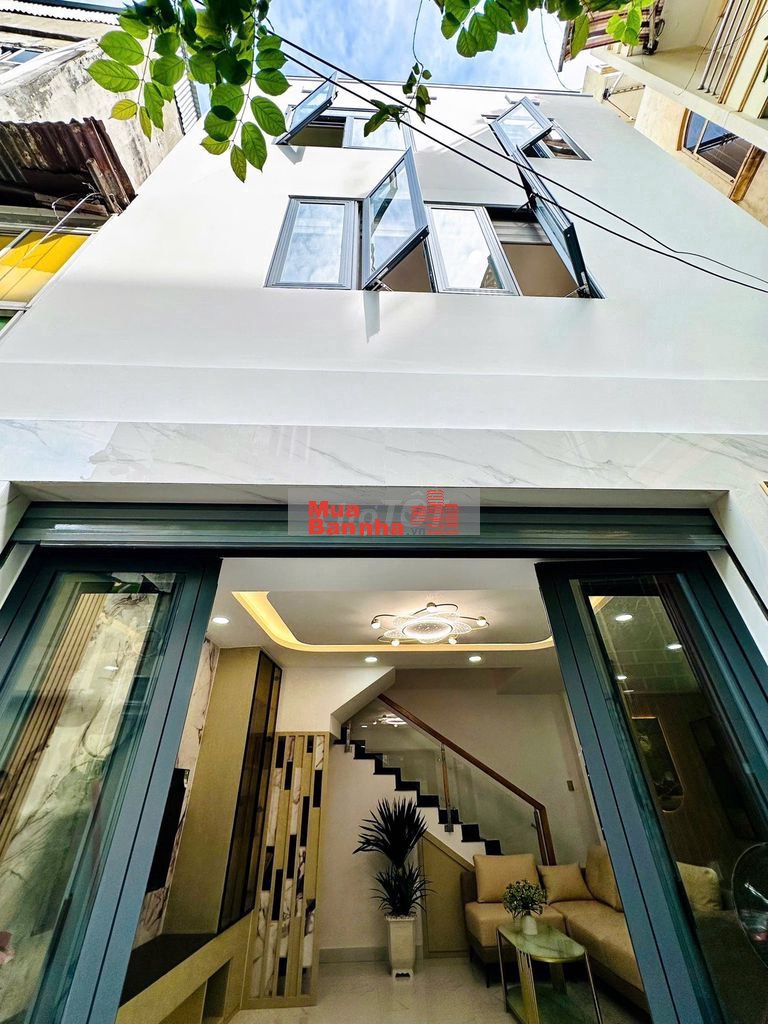 NHÀ MỚI TRỆT 3 LẦU ĐÚC SÁT MT LÊ VĂN SỸ, LĂNG CHA CẢ P2 TB