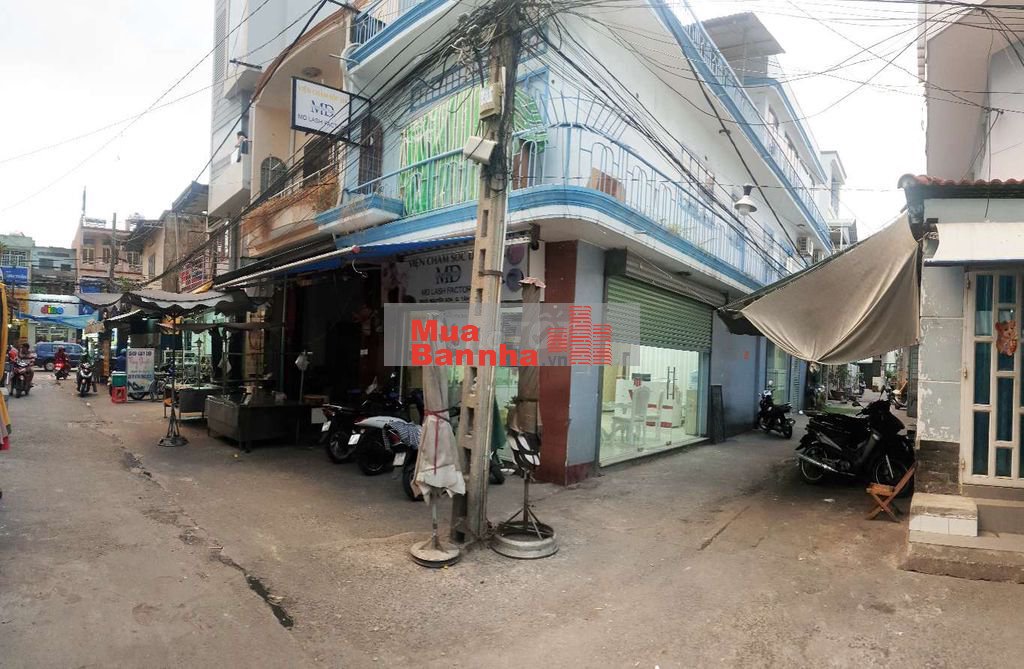 Nhà góc chợ, 2 mặt tiền Nguyễn Sơn,Tân Phú,3 tầng, hướng Đông, 9.8 tỷ