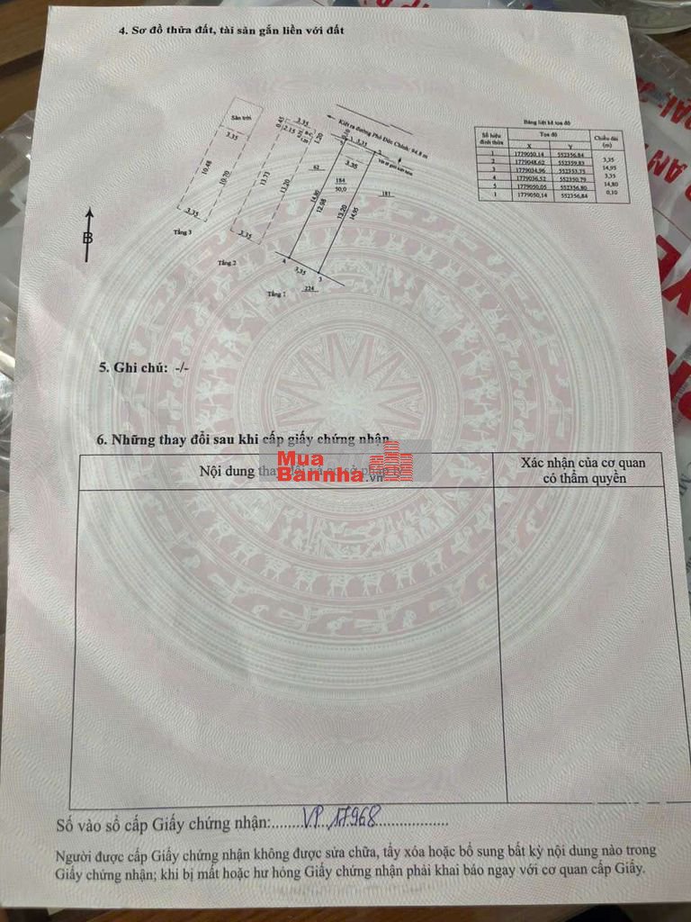 Cần bán nhà 3tần kiệt 43 phó đức Chính