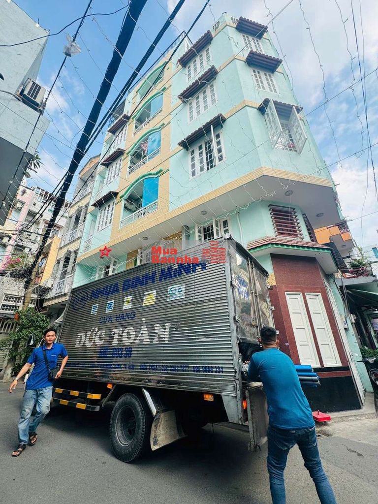 CHDV 6 tầng hẻm 8m xe tải Phú nhuận DT 50 tr tháng nhỉnh 10 Tỷ