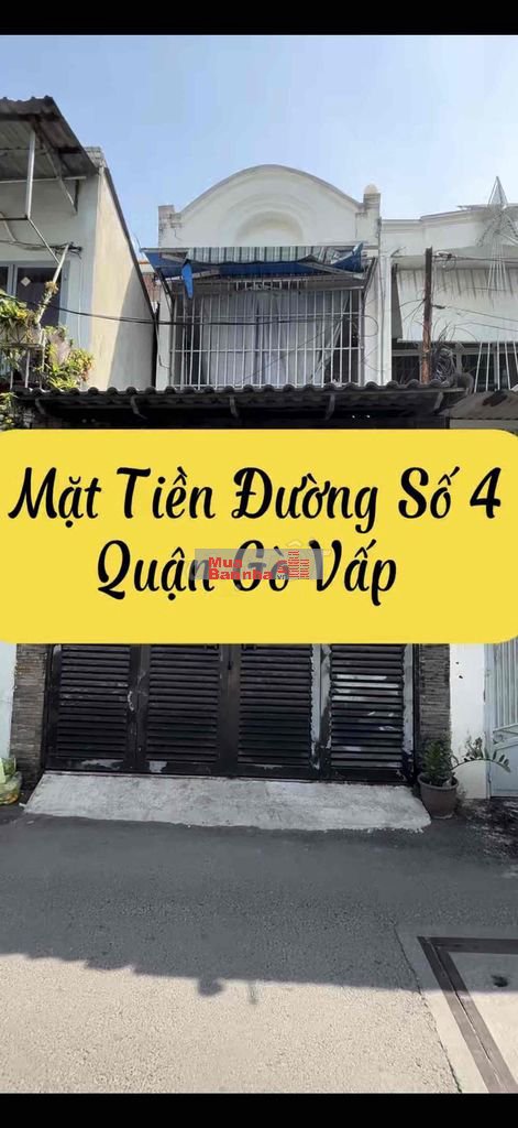 🌈 NHÀ 1,5LẦU MẶT TIỀN VỊ TRÍ KD ĐƯỜNG SỐ 4, PHƯỜNG 11, QUẬN-GV