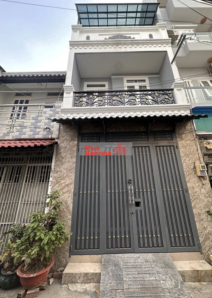 Bán nhà mới hẻm xe hơi 759 Hương Lộ 2, DT 4 x 13m, 2.5 tấm, 5.3 tỷ.