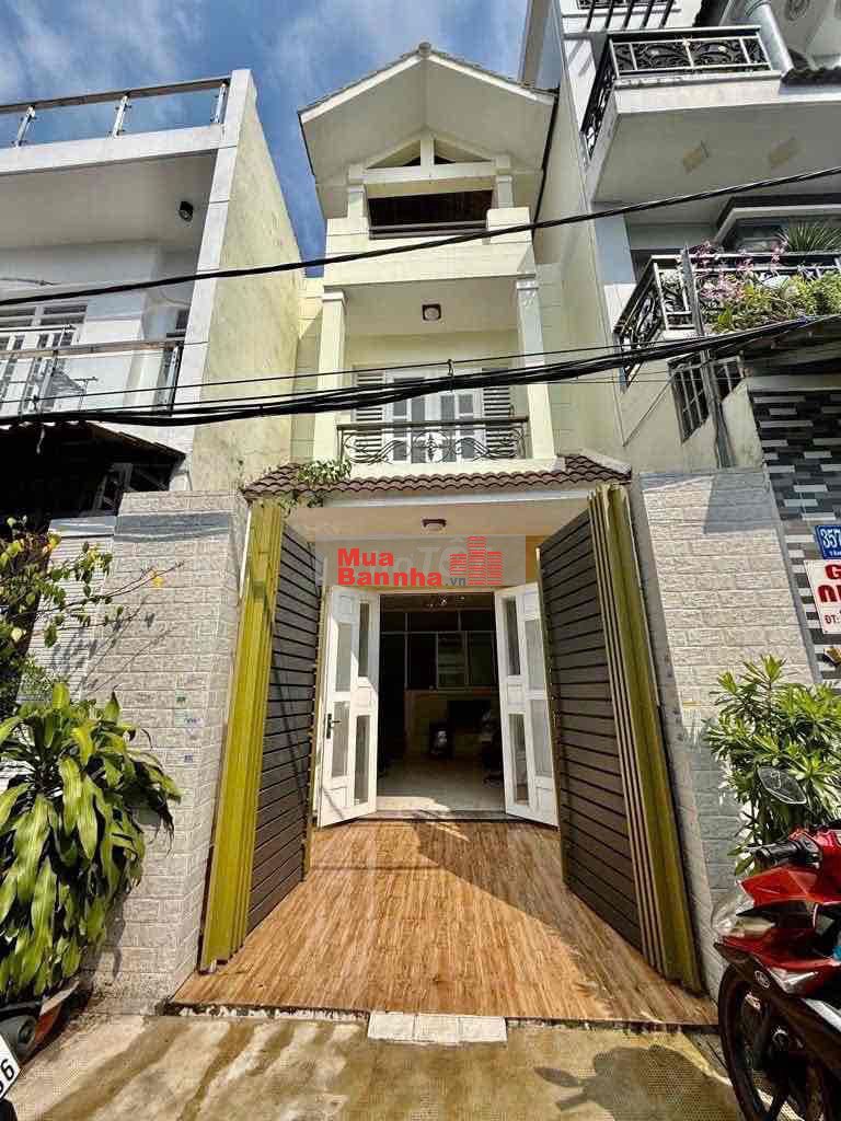 Nhà 3 lầu Tân Hoà Đông Bình Tân 55m2( 4.2m x 13m)