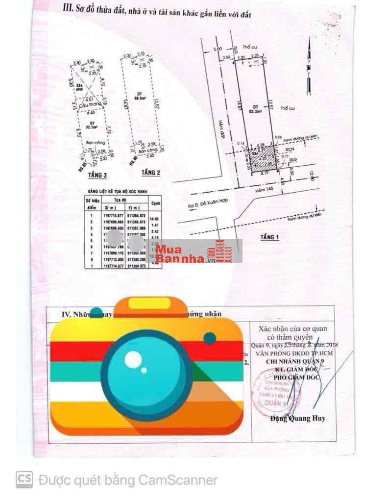Cần bán gấp nhà mới xây siêu đẹp, hẻm xe tải (Q.9 cũ).