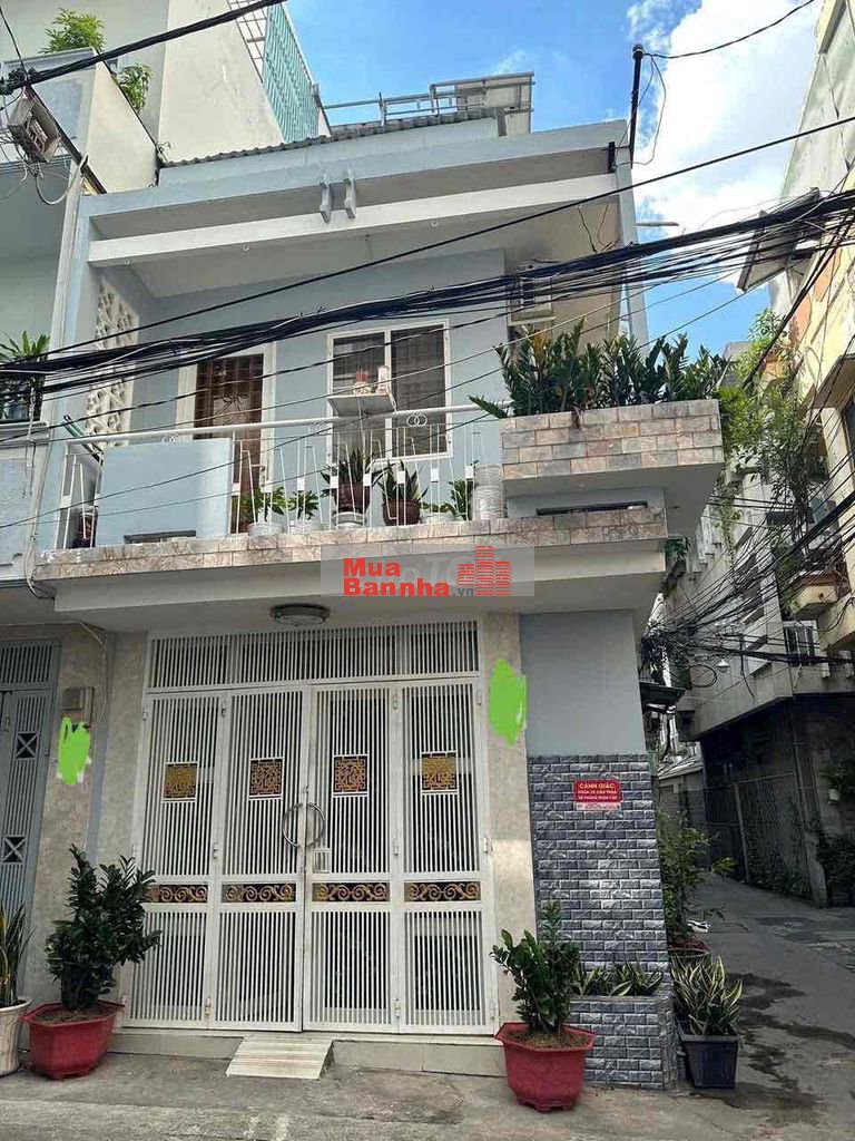 BÁN NHÀ CXĐT QUẬN 3. - NGANG 4 DÀI 10 - CHỈ 6.3 TỶ