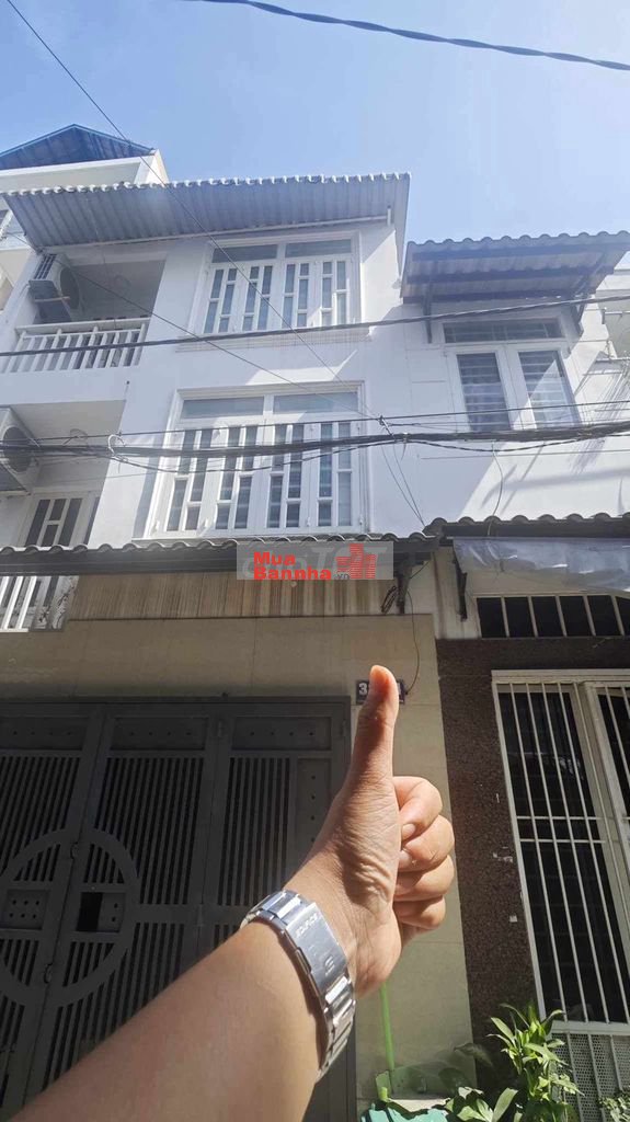 NHÀ BÁN KHU GÒ XOÀI-3 TẦNG HC ĐỦ-KO QH-HXH-TẶNG NỘI THẤT-HỖ TRỢ VAY