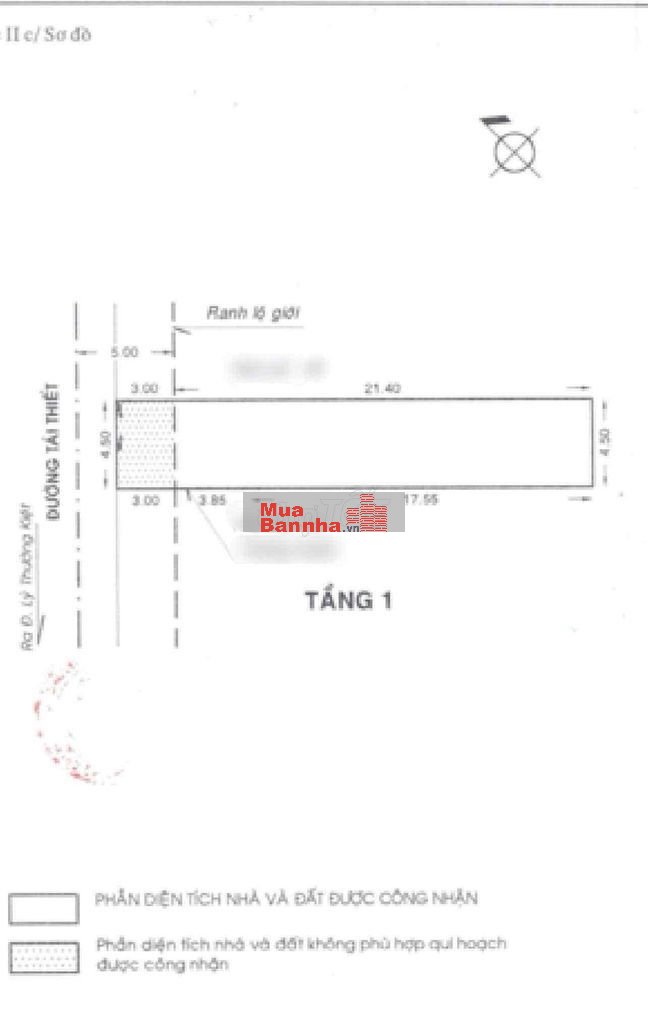 MT đường Tái Thiết 110m2(4.5*25)quận Tân Bình
