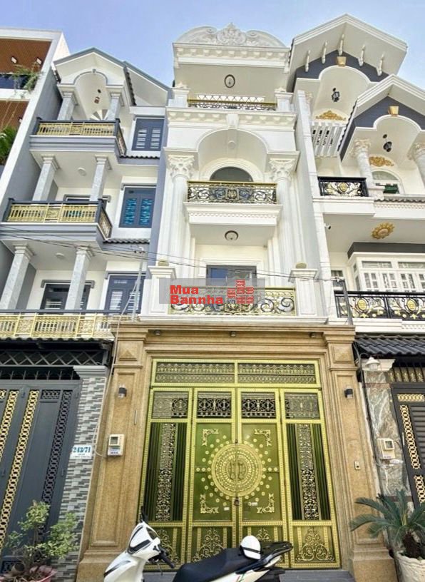 NHÀ ĐẸP 4 TÂNG, DT (4X16)M2, HẺM XE HƠI THÔNG, GIÁ 6,7 TỶ CÒN TL