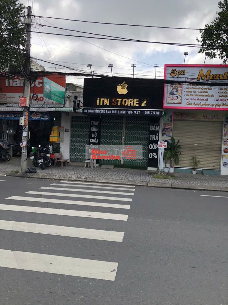 BÁN NHÀ MẶT TIỀN ĐƯỜNG ĐỒNG VĂN CỐNG- P.BÌNH THỦY - TP CẦN THƠ