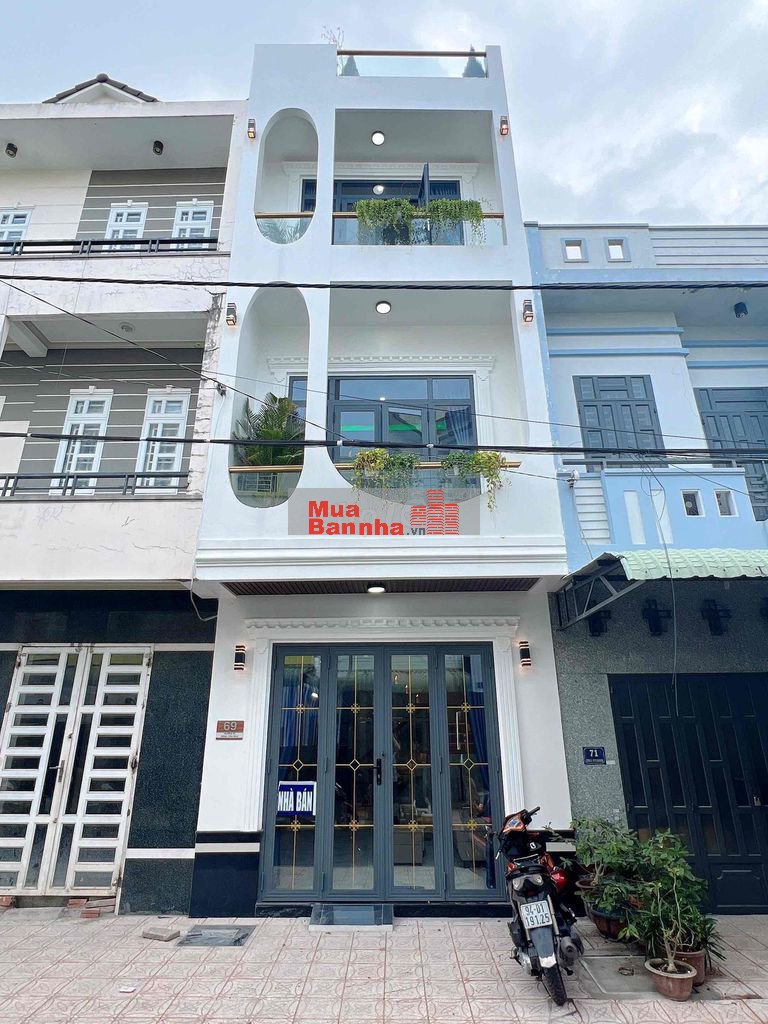 Nhà 1 trệt 3 lầu KDC Thới Nhựt 1 - Kế góc ngã 4 cách chợ An Khánh 90m