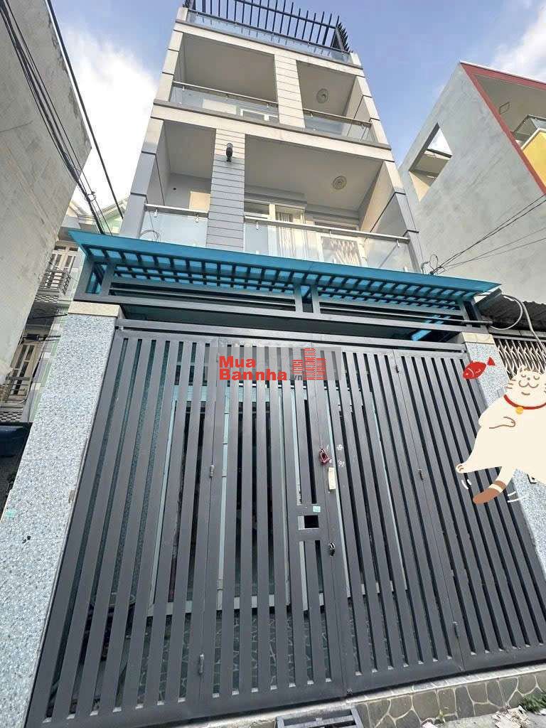 Q12 . Nhà 4 Tầng. Hẻm xe hơi