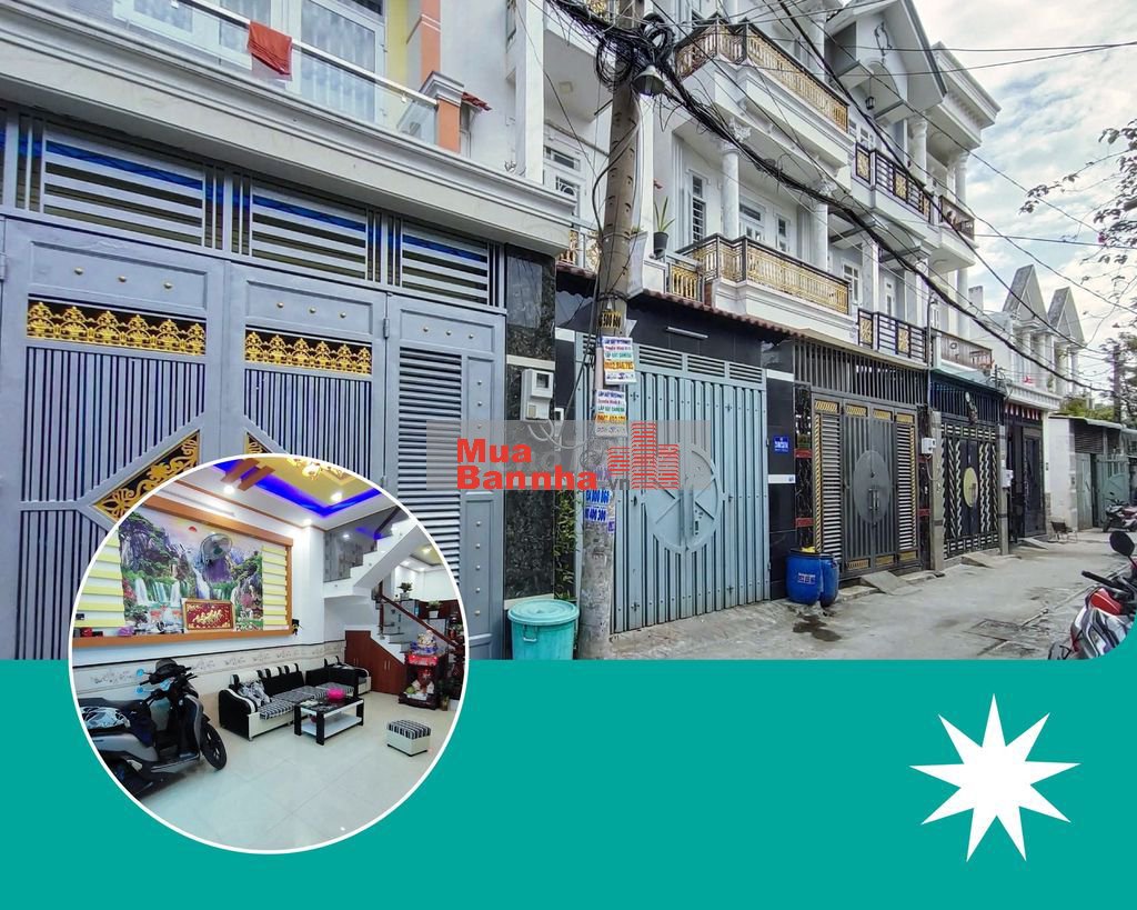 Nhà 3 Lầu Đẹp Đúc Kiên Cố Hẻm Đường HT 13 P. Hiệp thành Quận 12