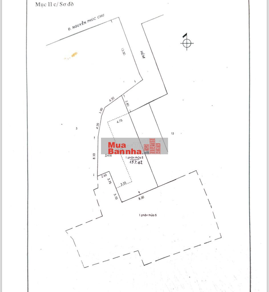 ❤️BÁN NHÀ SAU CĂN MẶT TIỀN NGUYỄN PHÚC CHU - 157m 12,9 tỷ TL