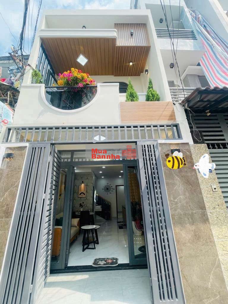 Nhà Mới Hẻm xe hơi 39.5m2 3PN vuông vức full nội thất mới tinh 5x tỷ