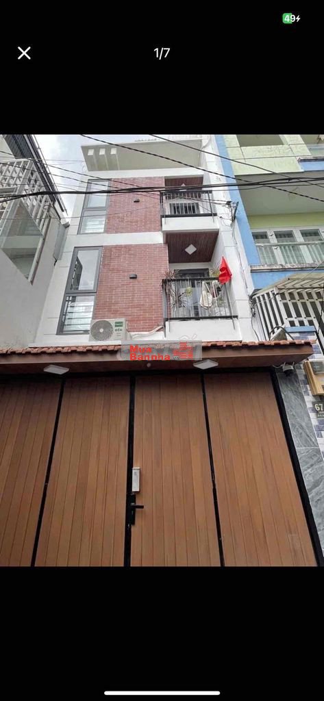 BÁN CHDV HẺM XE HƠI QUẬN 7, 4 TẦNG, DÒNG TIỀN 360T.R, HUỲNH TẤN PHÁT