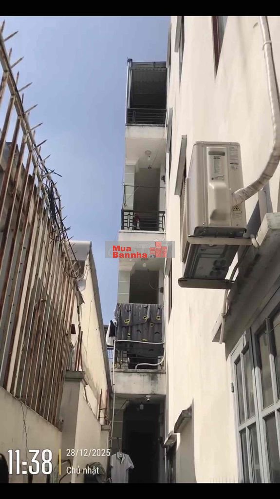 5m3x27m nở hậu , 3,5 tầng 12 phòng trọ ,5 phòng ở