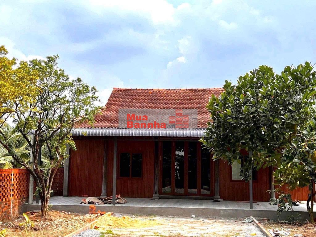 Nhà 3 Gian gỗ 100% thiết kế hoài niệm xưa không gian thoáng mát 480m2