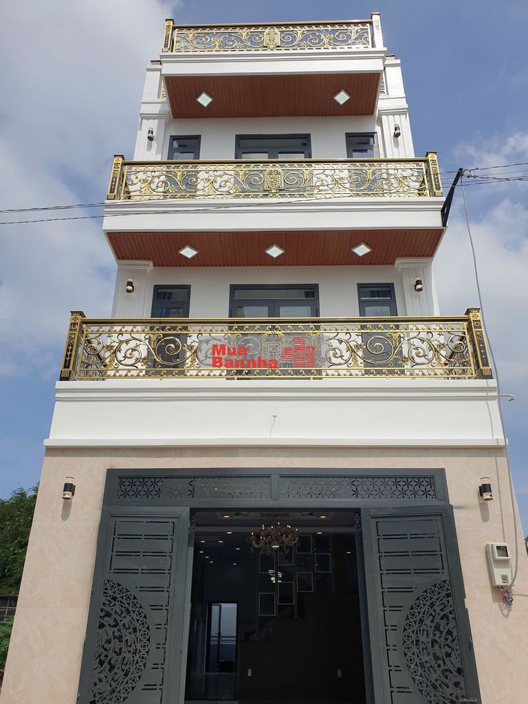 Nhà phố xinh 5x17, 3 lầu, gần trường THPT Bà Điểm, chợ đầu mối Hóc Môn