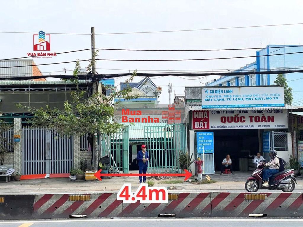 CẦN BÁN GẤP ! NHÀ MẶT TIỀN Số 565 Đường Nguyễn Hữu Trí,Bình Chánh .