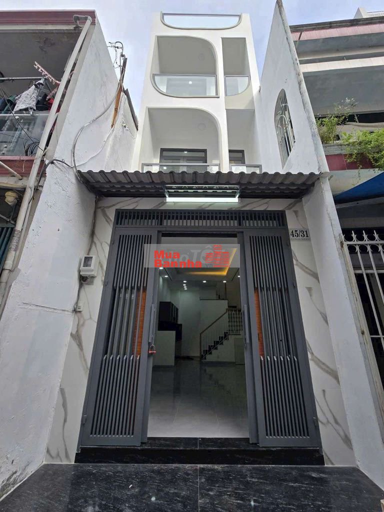 Bán nhà lầu hẻm xe hơi Vip Dạ Nam - Nhà xây mới 100% 1 trệt 2 lầu 1 st