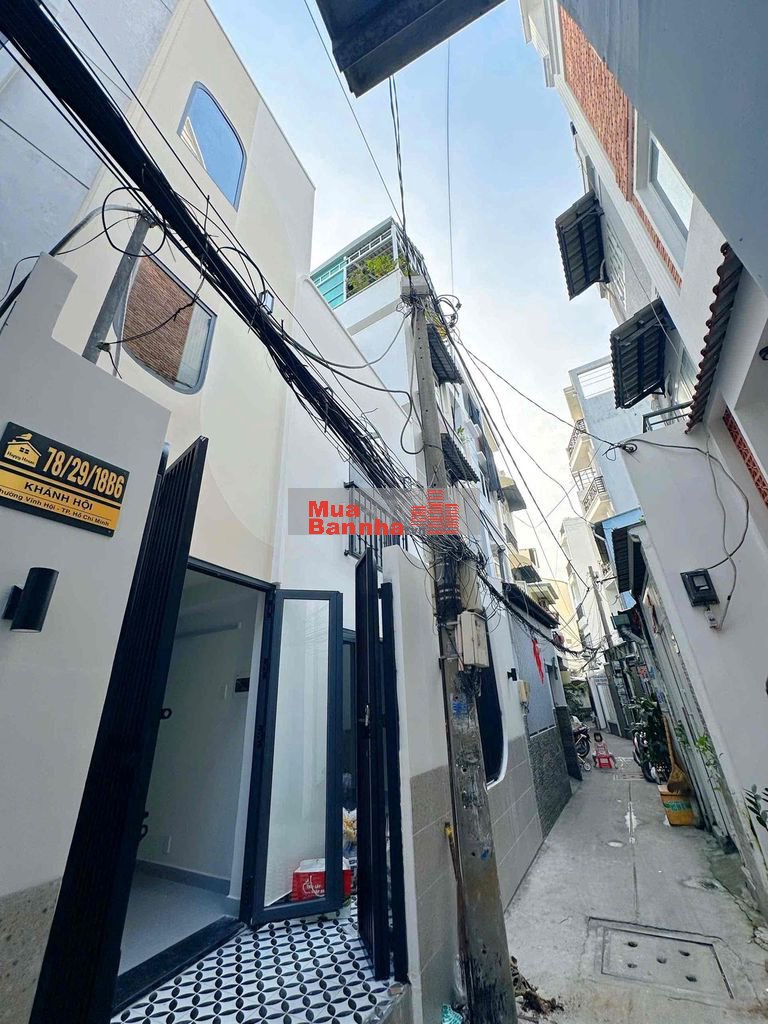 BÁN NHÀ 2 TẦNG 3PN 115m2 QUẬN 4, NỞ HẬU, KHU DÂN CƯ AN NINH