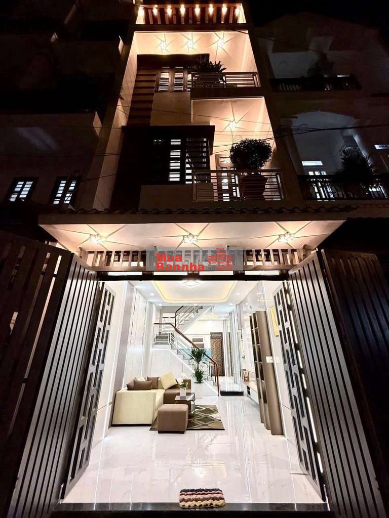 Nhà 4Tầng hẻm ô tô 6m ngay Bốn xã Hương Lộ 2, 52m2, 4PN-3WC