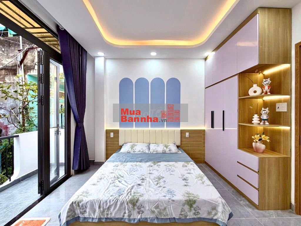 NHÀ MỚI Ở NGAY - 4 TẦNG BTCT - FULL NT - 25M² (4x6.5) SỔ A4 - SD 94M²